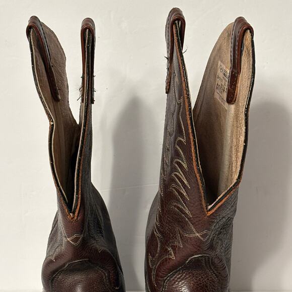 Double-H DH2251 Safety To Western Cowboy Boots 8.5 D Brown Leather main image 5